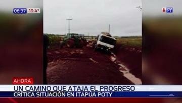 Itapúa: Alimentos de primera necesidad varados por falta de caminos