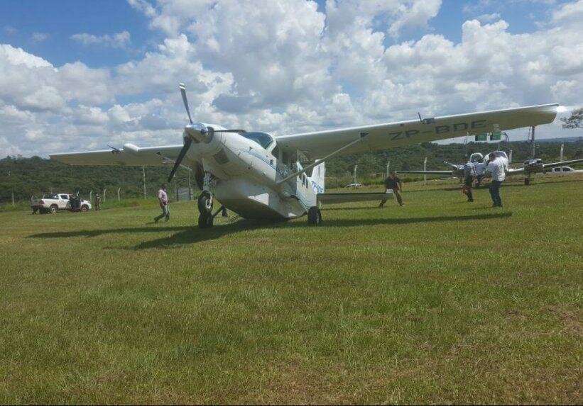 Susto al aterrizar avi贸n que transportaba a Marito