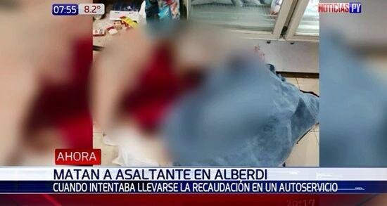 Comerciante mata a delincuente tras intento de asalto